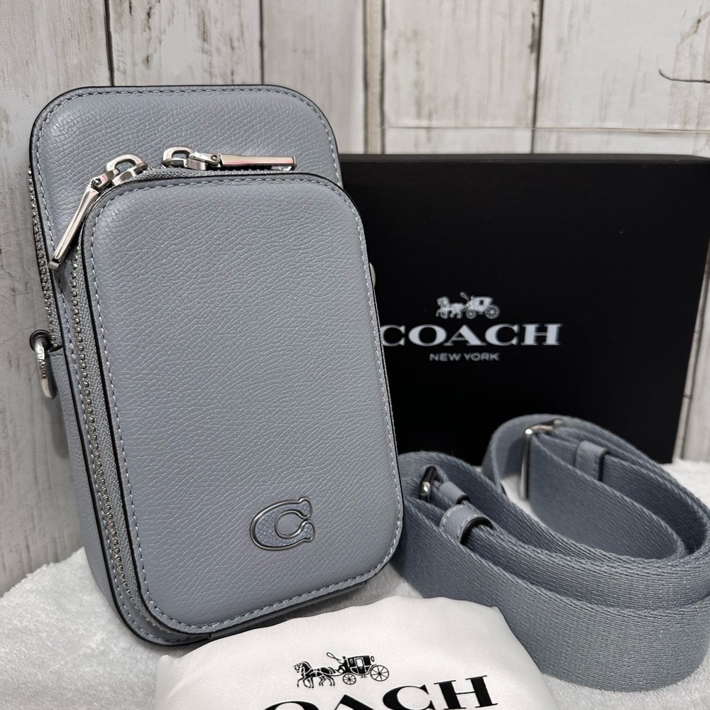 NWT!! Coach Crossbody Bag・Grey Blue